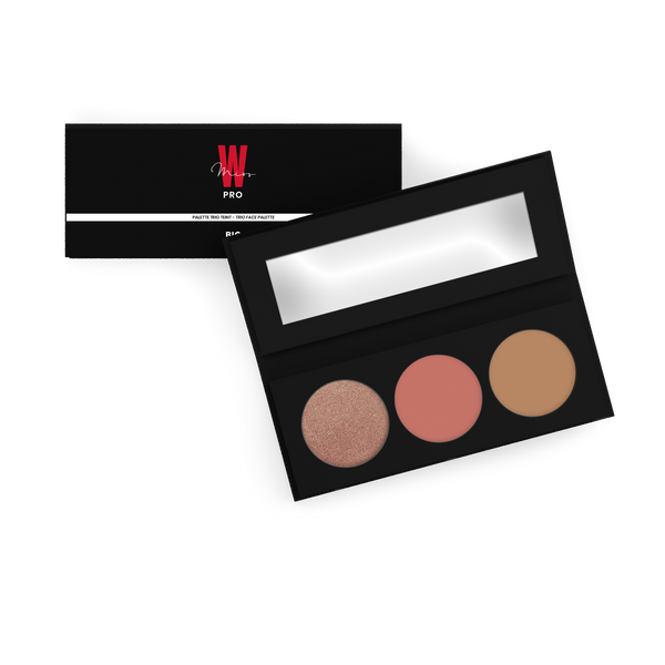 Palette trio teint Shine - Miss W Pro