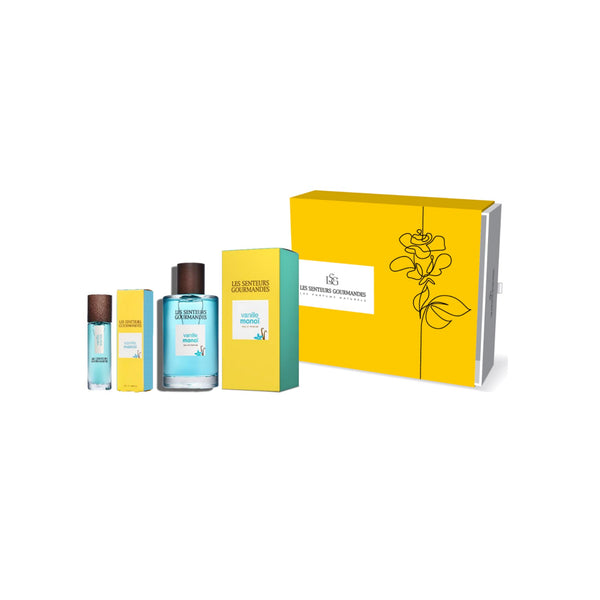 coffret parfum vanille monoï les senteurs gourmandes