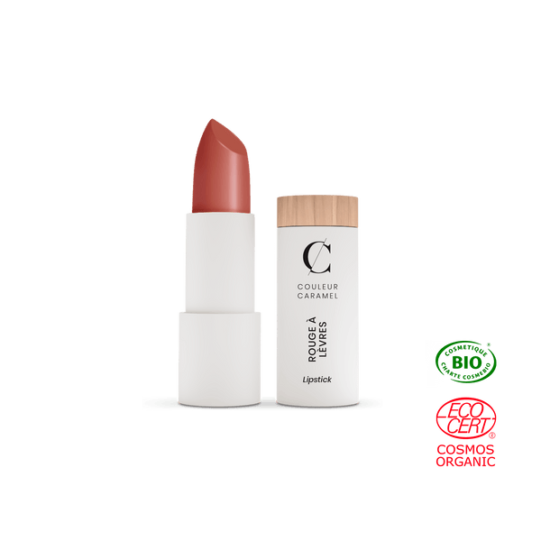 rouge à lèvres mat nude brun doux couleur caramel