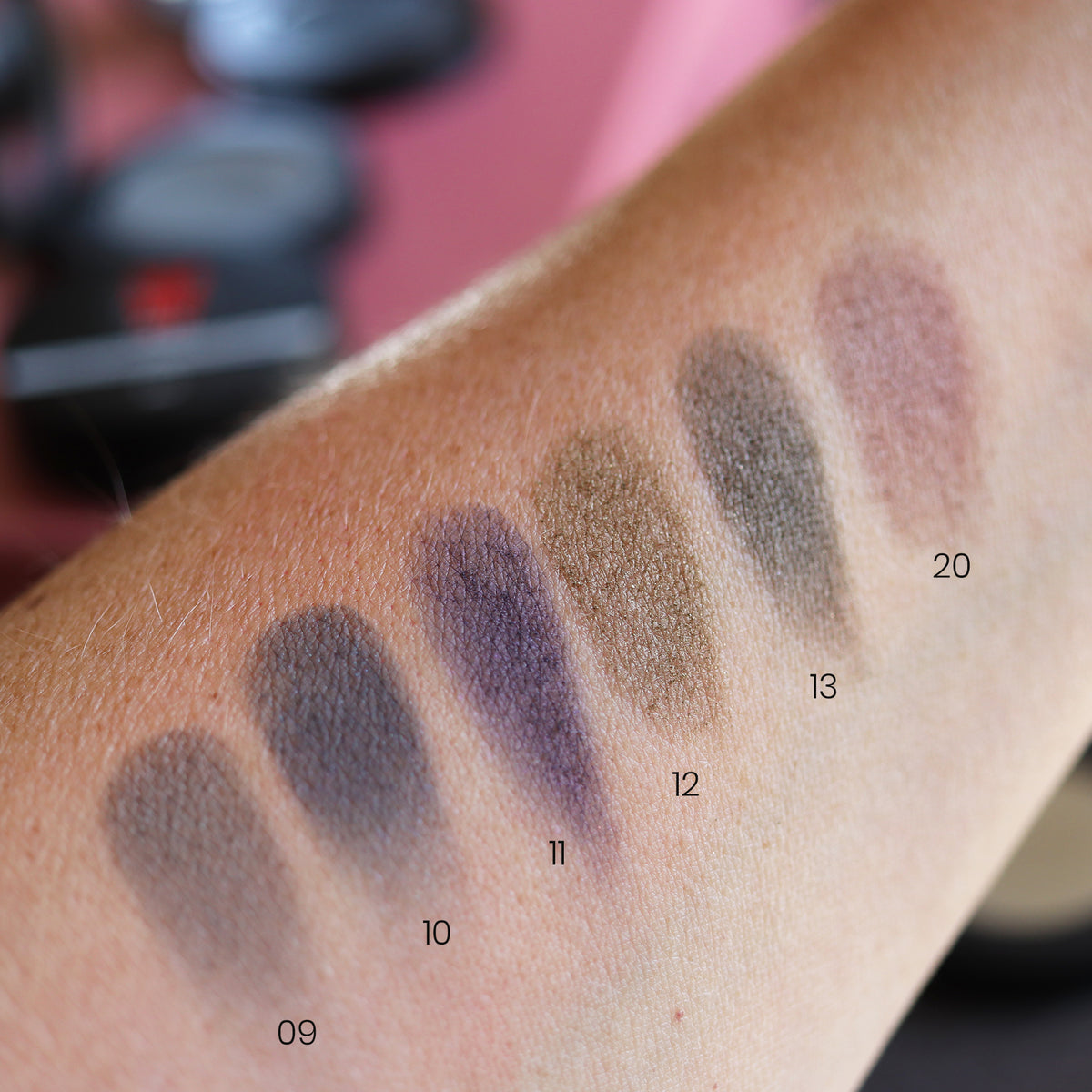 Fards à paupières nacrés miss w pro