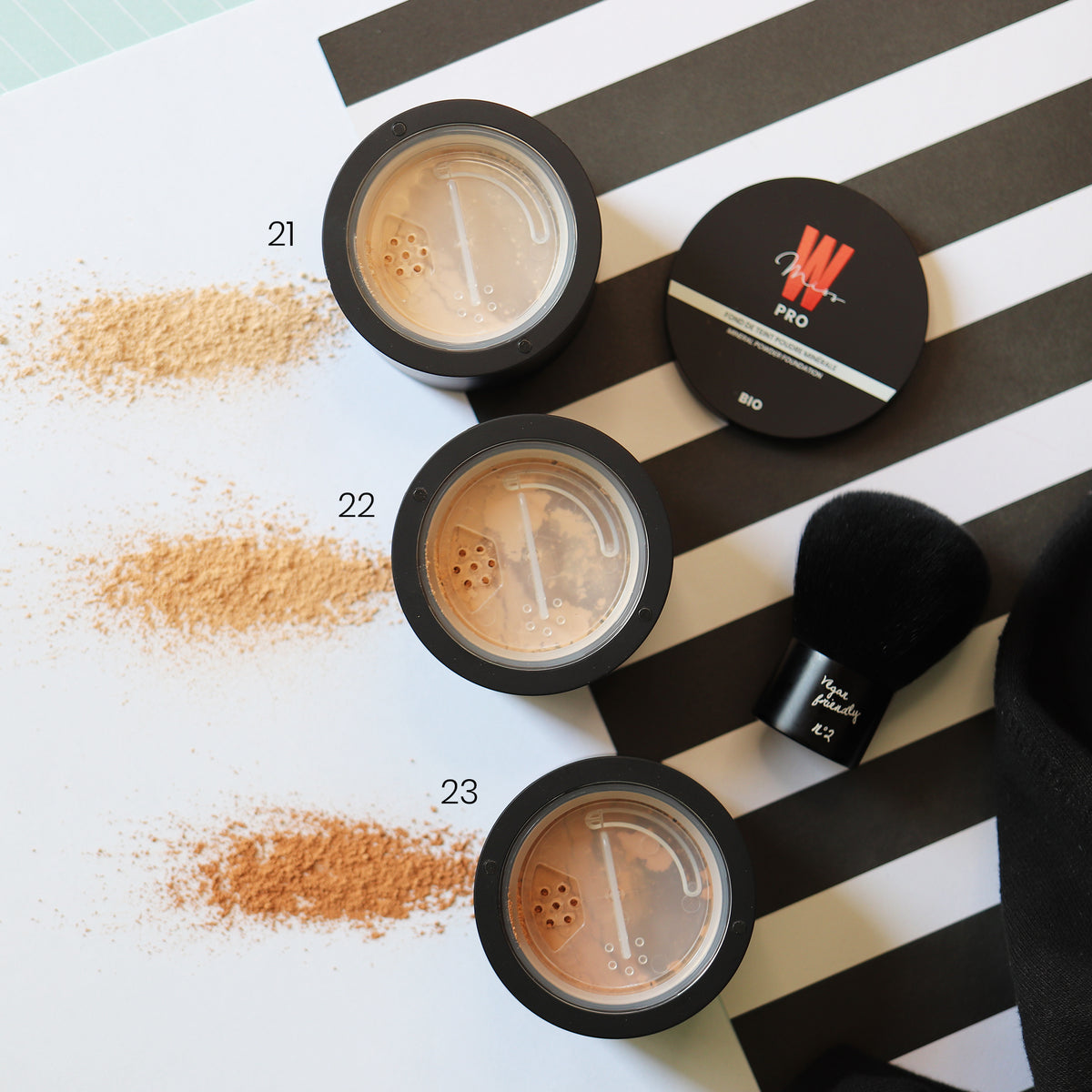 fond de teint poudre minérale miss w pro