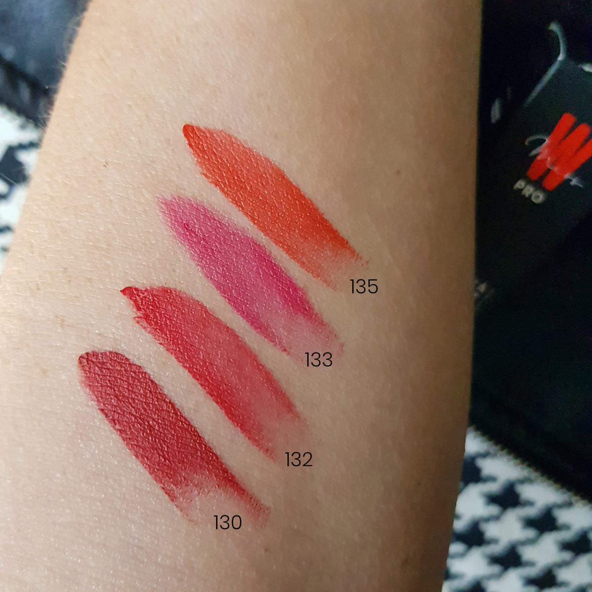 rouges à lèvres miss w pro 