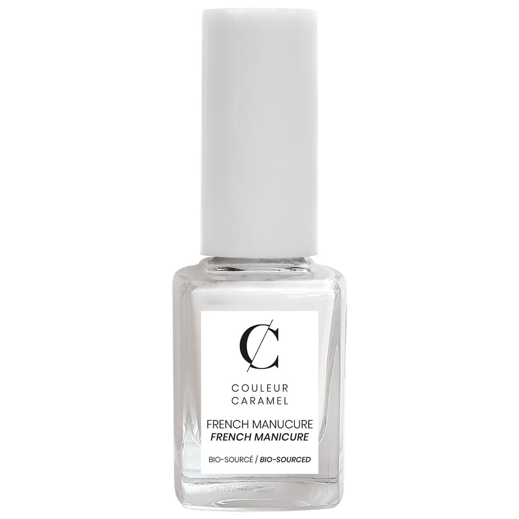 vernis blanc-couleur caramel