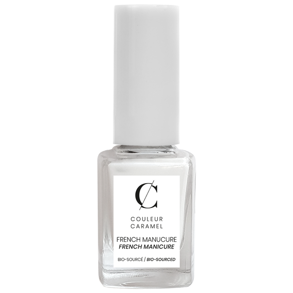 vernis blanc-couleur caramel
