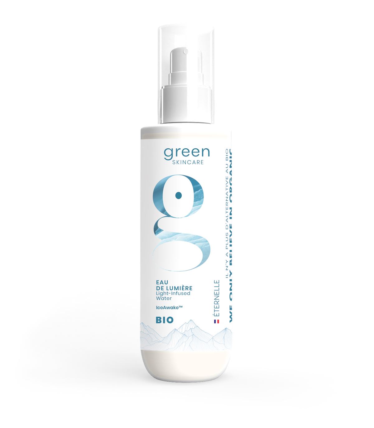 eau de lumière soin visage green skincare