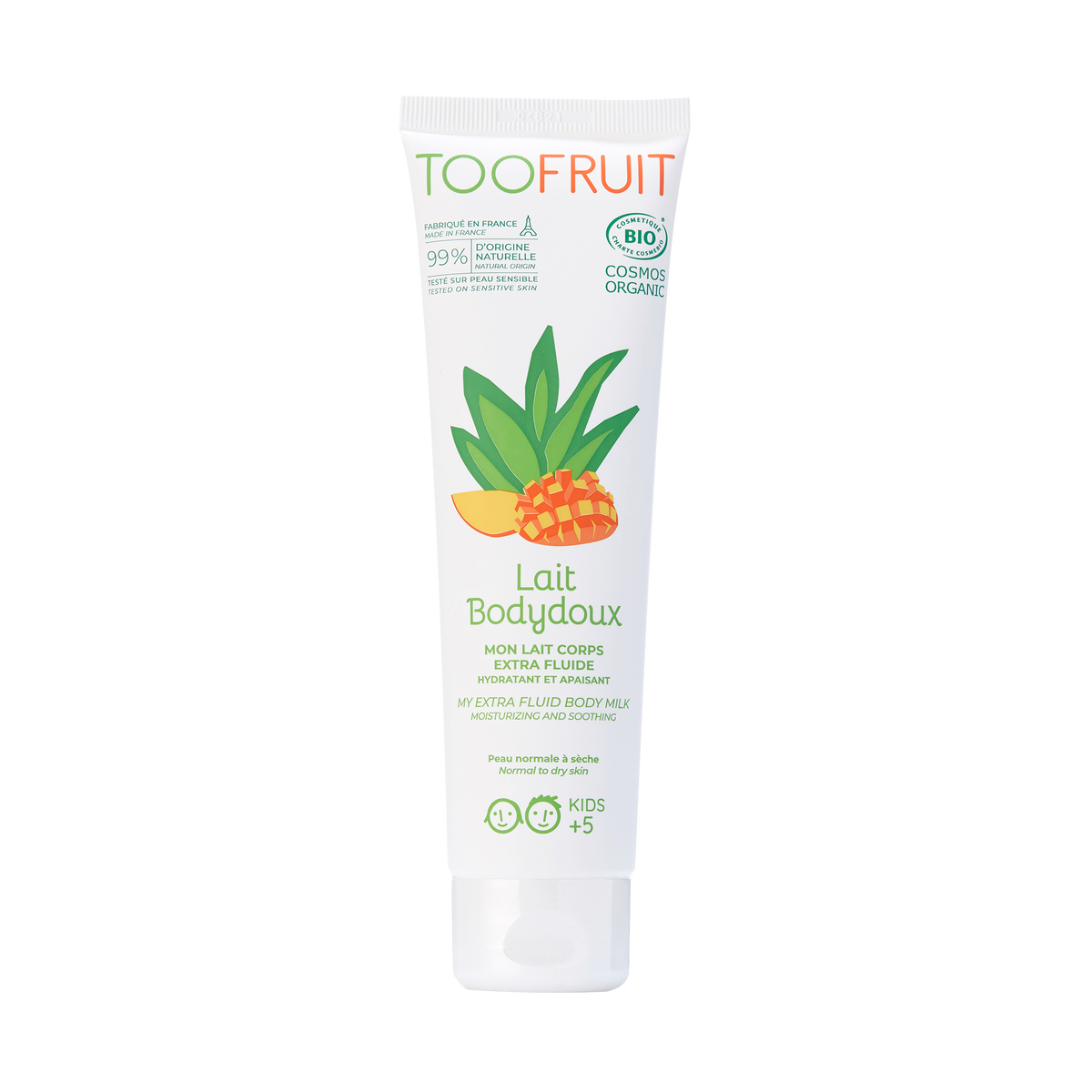 Lait corps too fruit