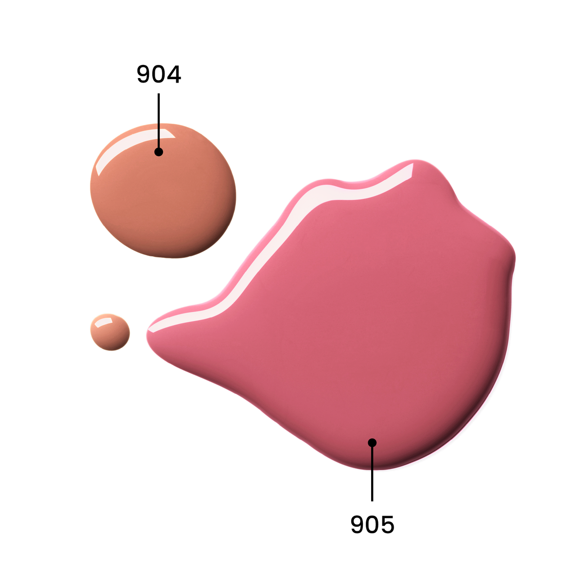 vernis à ongles 904 et 905 Parenthèse à Montmartre couleur caramel