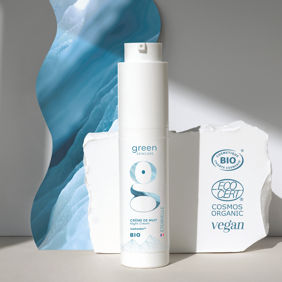 Crème de nuit soin visage bio collection éternelle Green Skincare