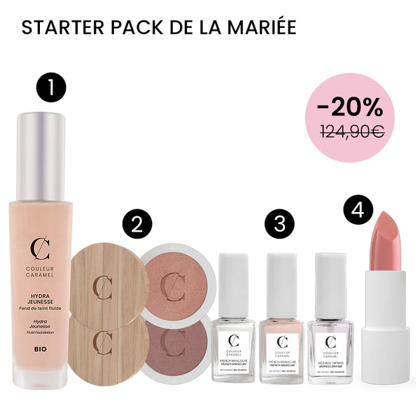 Starter Pack de la Mariée - Maquillage mariage naturel