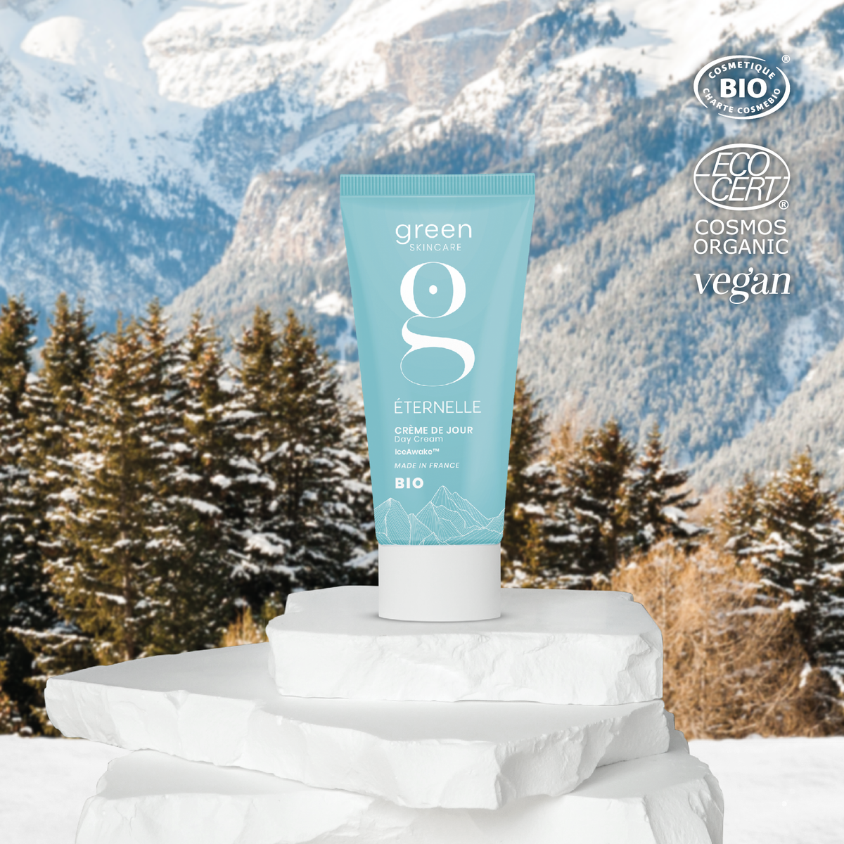 crème de jour soin visage bio Eternelle Green Skincare 