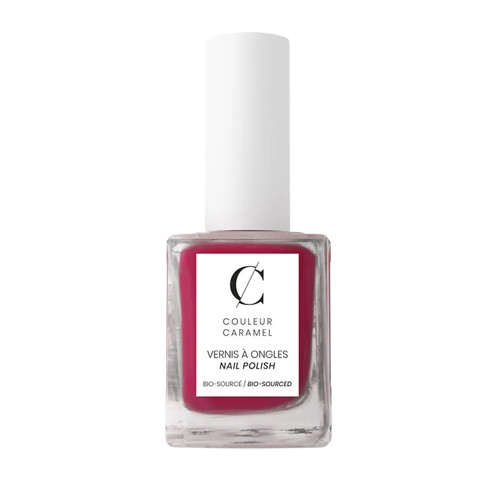 vernis couleur caramel framboise