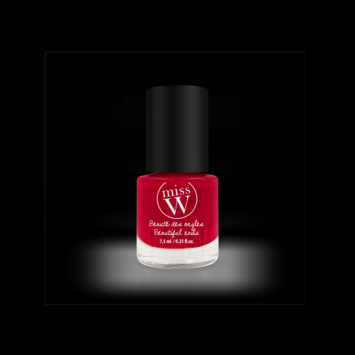 vernis à ongles rouge miss w
