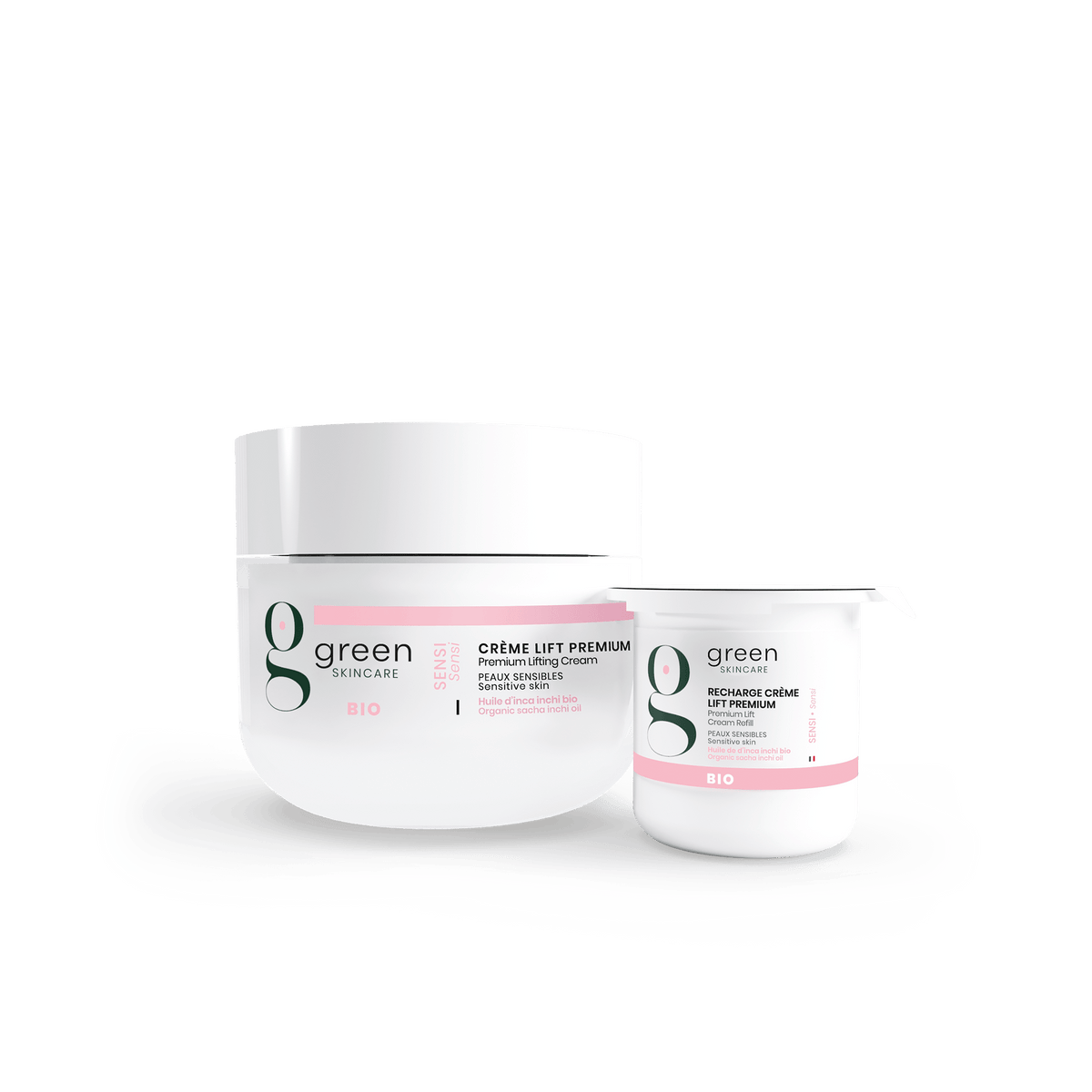 crème légère lift premium sensi green skincare